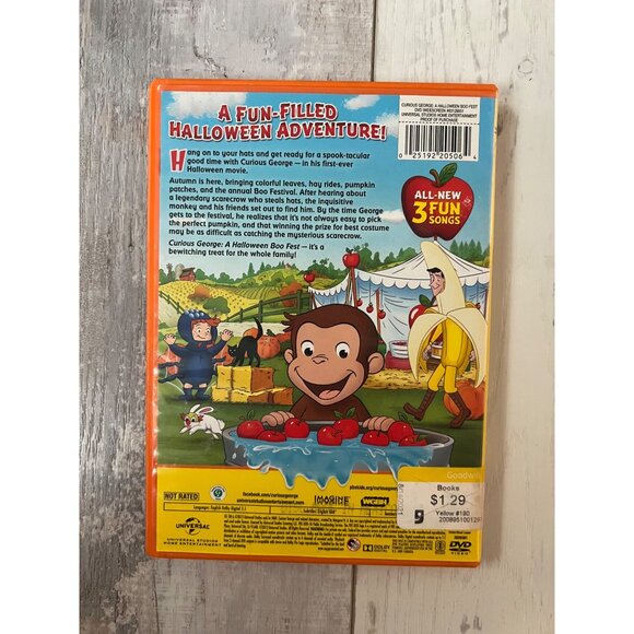 Curious George: A Halloween Boo Fest DVD - Picture 4 of 4